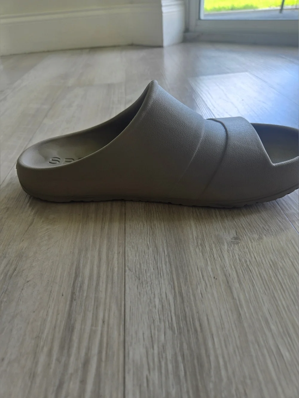 Sperry Mens Grey Windward Float Slide Slip-On Comfy Sandal Sz 11